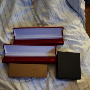 Red and Black Jewelry Boxes